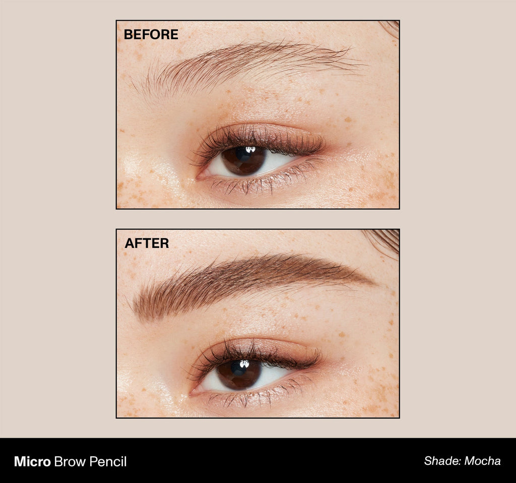Micro Brow Pencil Shade: Mocha | Before & After {Mocha (rich brown)}