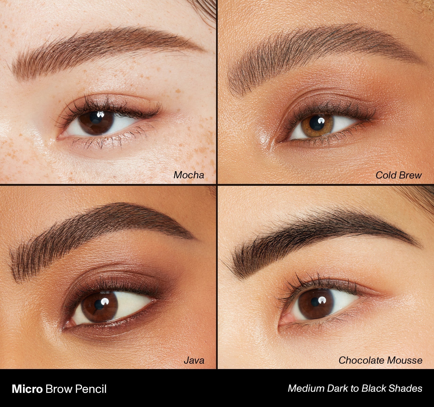 Micro Brow Pencil: Mocha, Cold Brew, Java, Chocolate Mousse {Mocha (rich brown)}